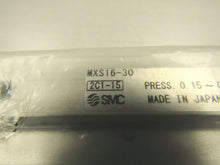 Load image into Gallery viewer, SMC MXS16-30 Pneumatic Cylinder Bearing Guided Stage
