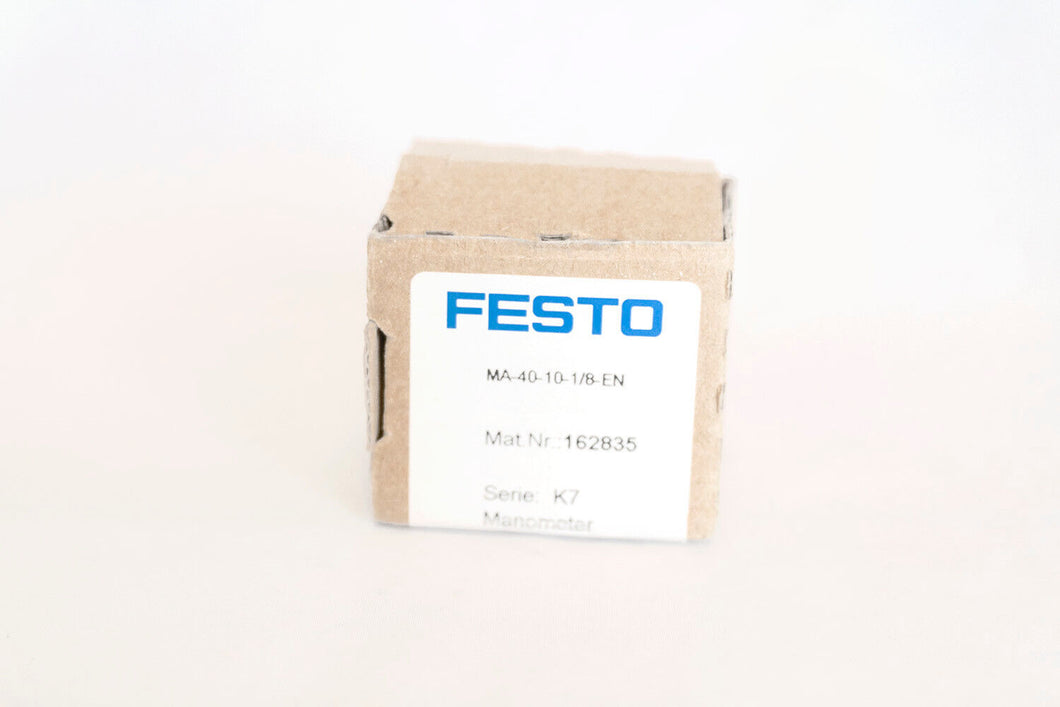 Festo MA-40-10-1/8-EN, PRESSURE GAUGE, 0 - 145 PSI. Mat. Nr. 162835