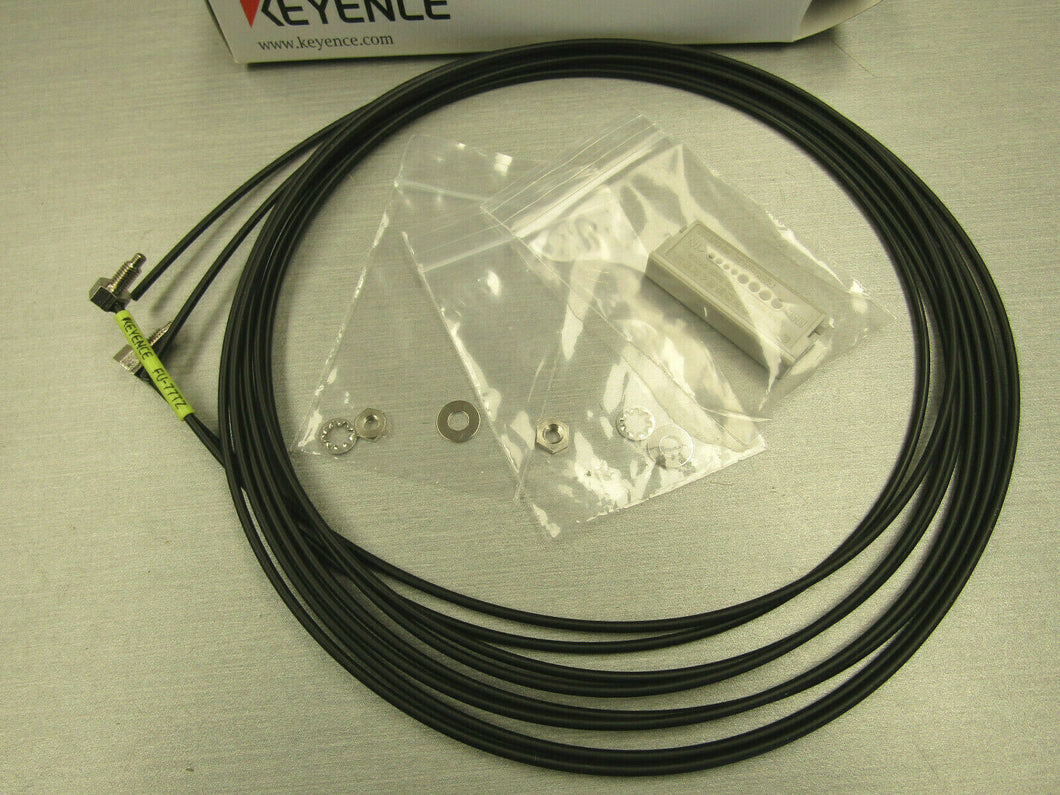 Keyence fiberoptic sensor head FU-77TZ thrubeam