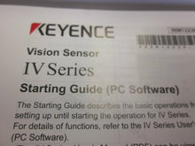 Load image into Gallery viewer, Keyence IV-H1 Machine Vision Software IV-Navigator Rev 2.01

