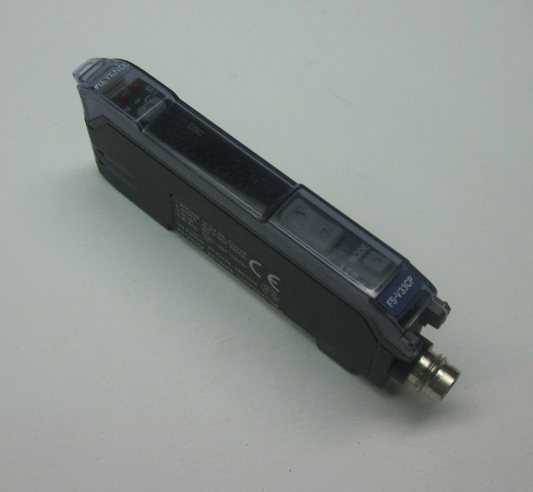 Keyence FS-V33CP Fiber Optic M8 PNP Amplifier