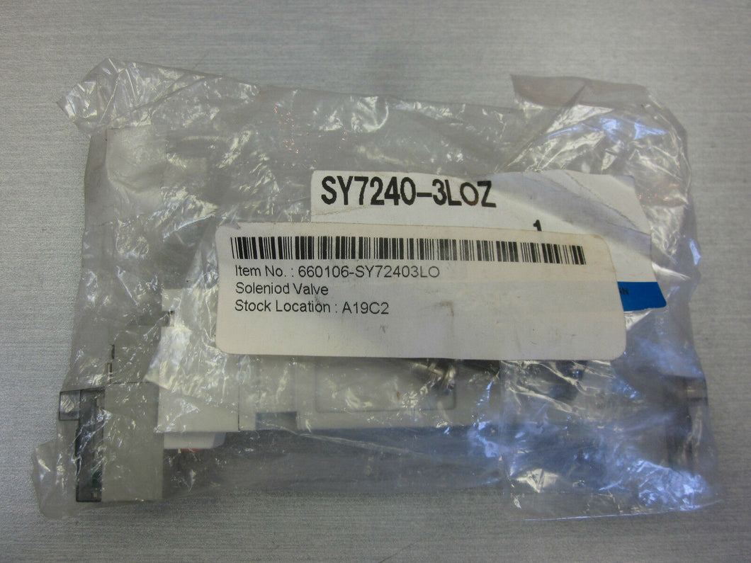 SMC SY7240-3LOZ pneumatic solenoid valve