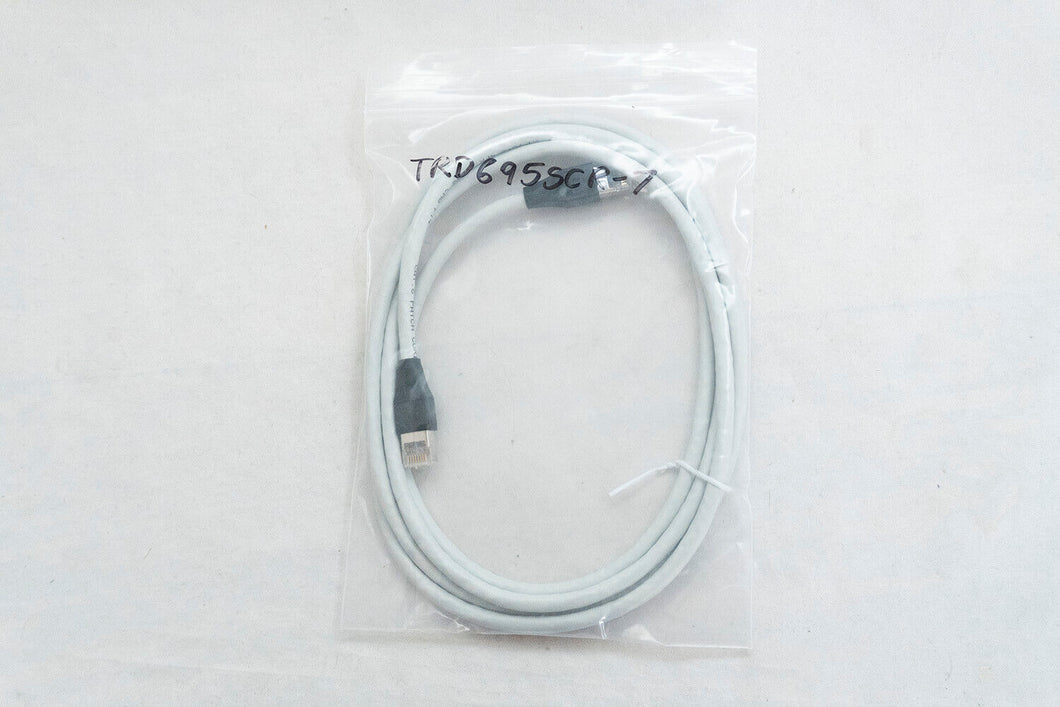 LCOM TRD695SCR-7 CAT-6 ETHERNET CABLE ASSEMBLY, 7' LENGTH, 2X STRAIGHT CONNECT.