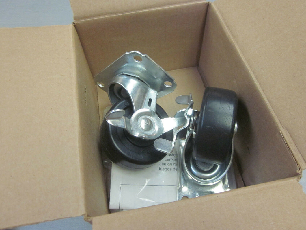 Hoffman AC4M6SV swivel caset kit with brake 210lb 59150 (2 casters per box)