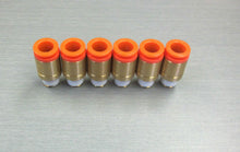 Load image into Gallery viewer, SMC KQ2S09-34S male hex 5/16&quot; tube 1/8&quot;NPT thread pneumatic fitting *LOT OF 6*
