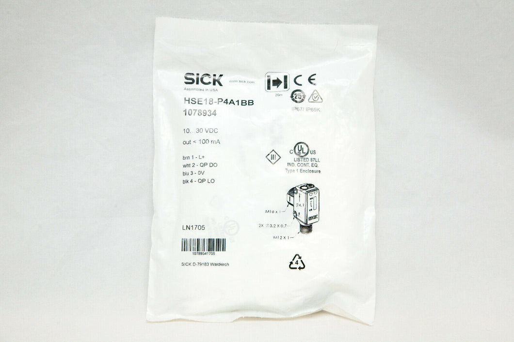 SICK HSE18-P4A1BB  Photo electric sensor