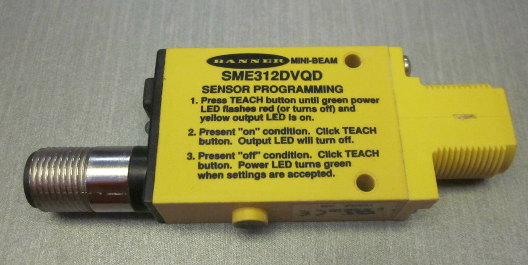 Banner SME312DVQD mini beam sensor 60335