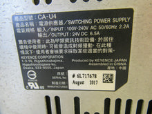 Load image into Gallery viewer, Keyence CA-U4 Power Supply 24 VDC 6.5A
