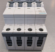 Load image into Gallery viewer, Siemens 5SY6440-7 MCB Minature Circuit Breaker 4P C 40A
