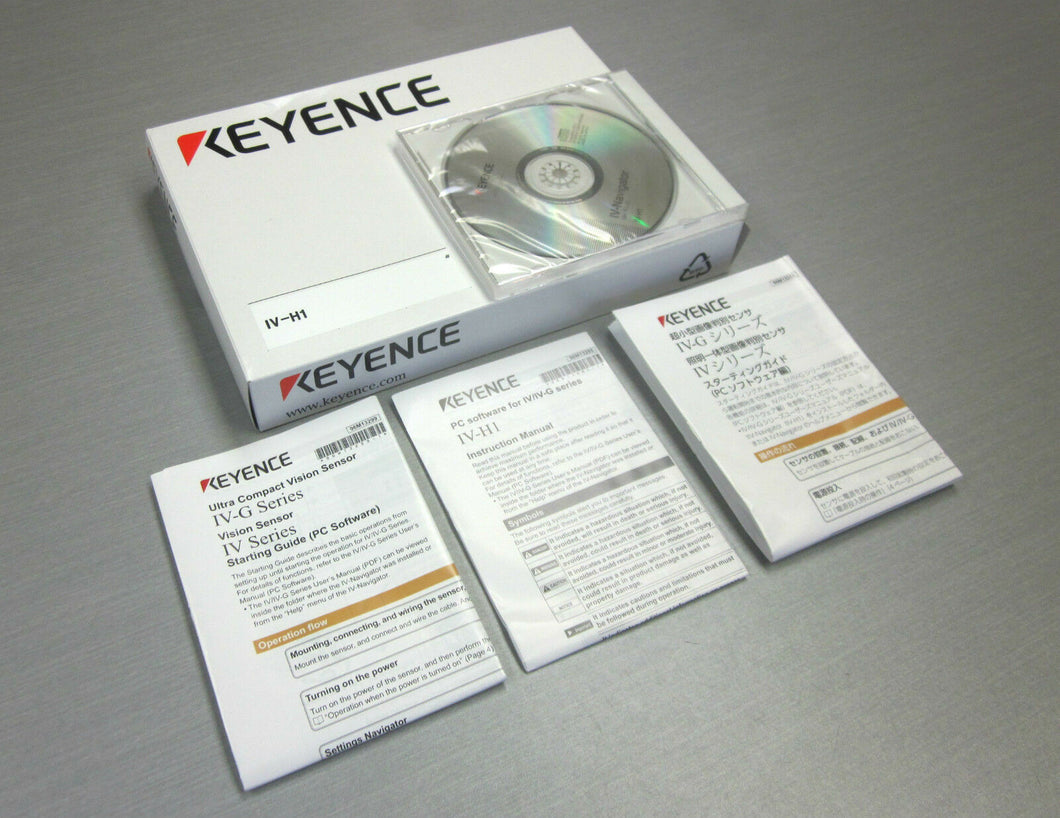 Keyence IV-H1 Machine Vision Software IV-Navigator Rev 3.00