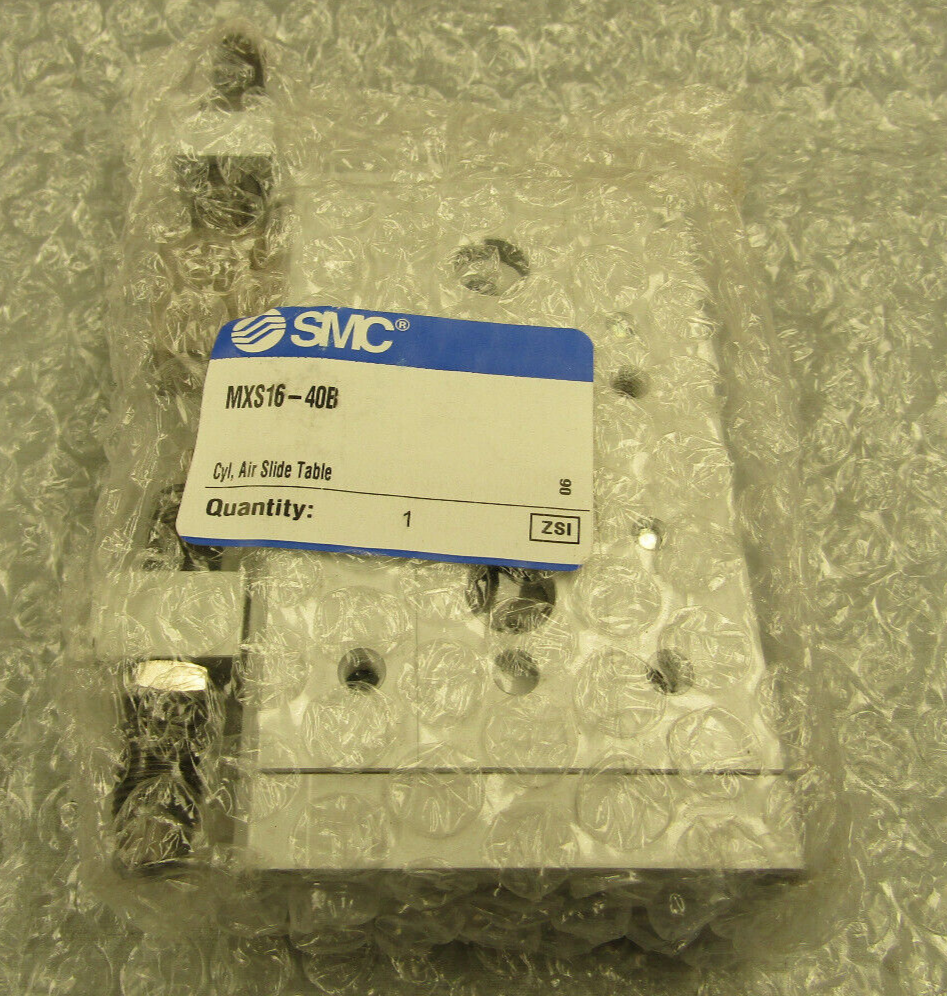 SMC MXS16-40B Pneuamtic Cylinder Slide Stage Bearing Guided