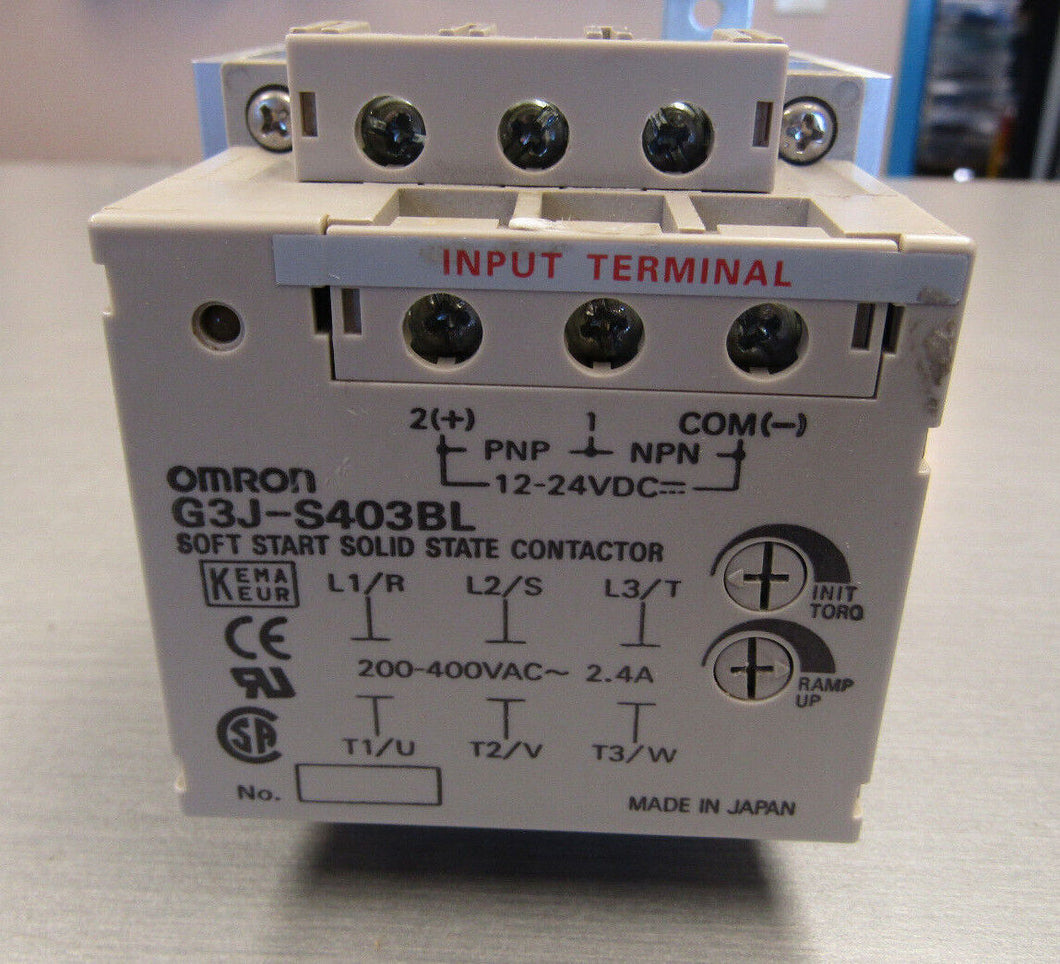 Omron G3J-S403BL Soft Start Solid State Contactor
