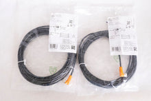 Load image into Gallery viewer, Lot of 2- IFM Effector EVC145 QUICK DISCONNECT CABLE, M8 (PICO)
