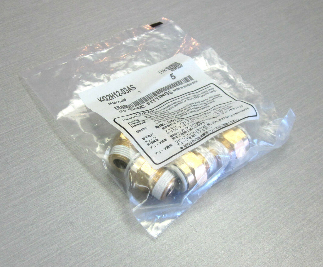 SMC KQ2H12-03AS male connector 12mm tube 3/8