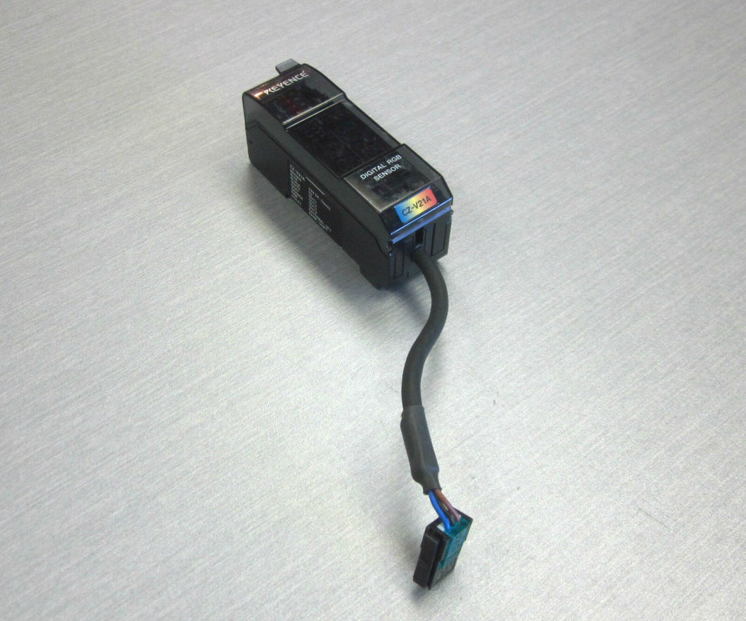 Keyence CZ-V21A RGB Digital Fiber Optic Amplifier Unit