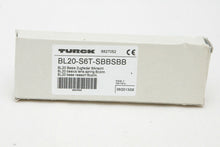 Load image into Gallery viewer, Turck BL20-S6T-SBBSBB BASE MODULE FOR SLIDE I/O SYSTEM, SCREW TERMINAL
