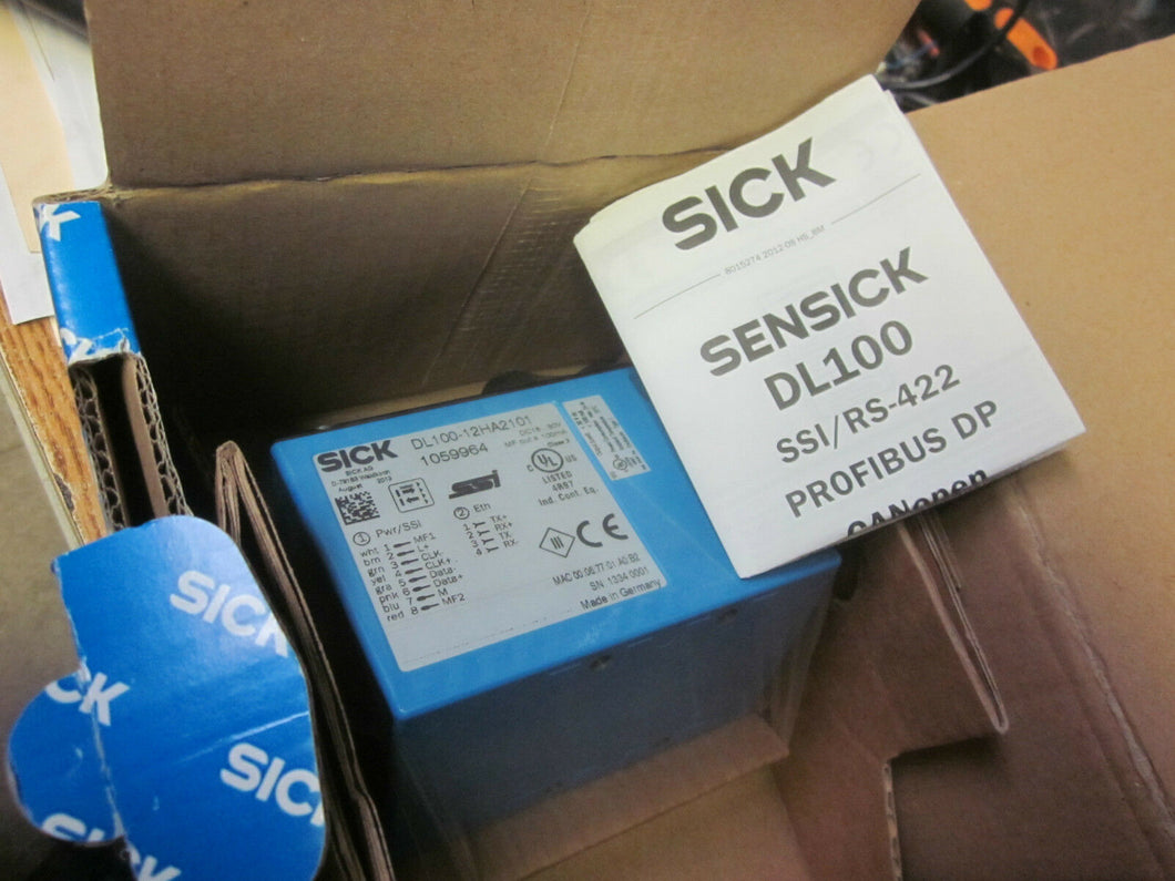 Sick DL100-12HA2101 Laser Distance Sensor Measurement 1059964