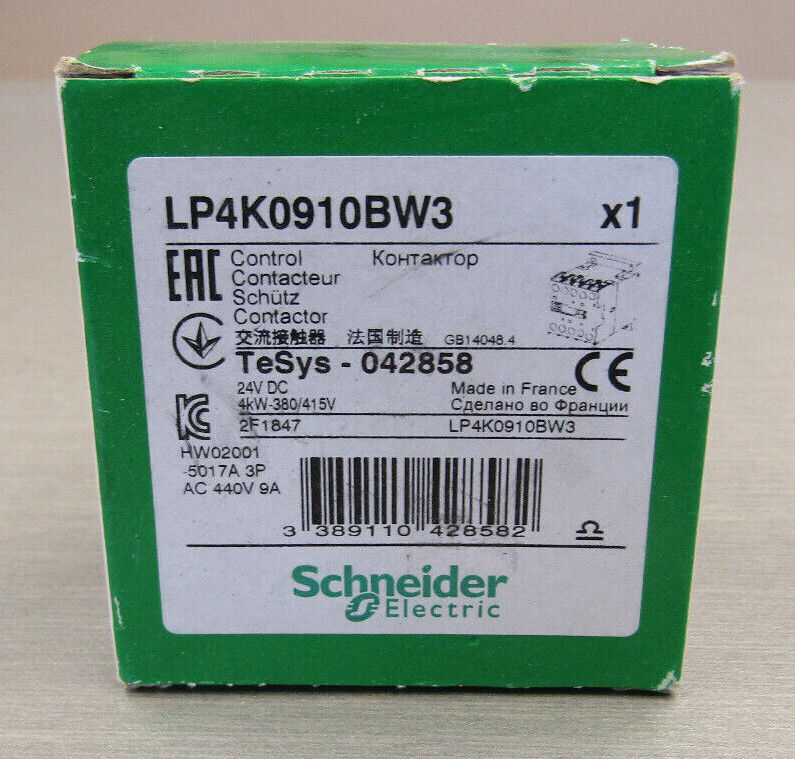 Schneider LP4K0910BW3 Contactor 24VDC