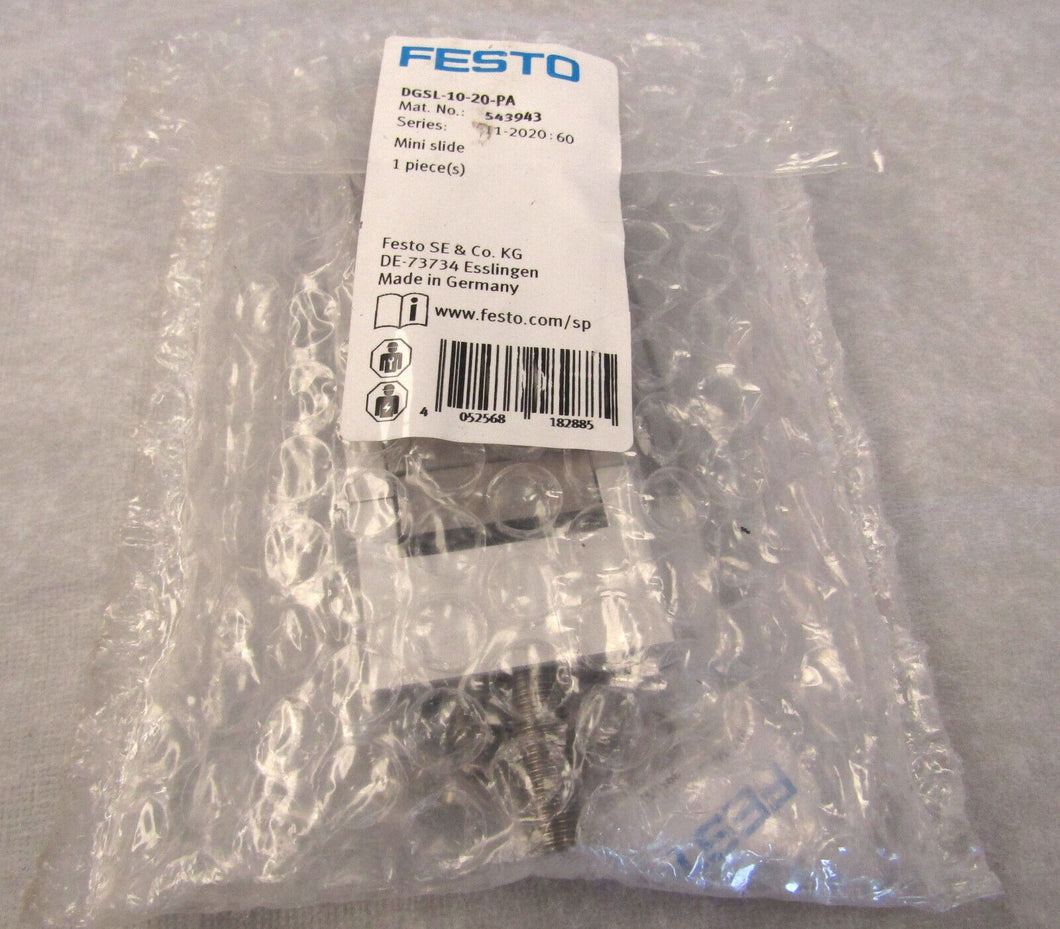 Festo DGSL-10-20-PA Pneumatic Cylinder