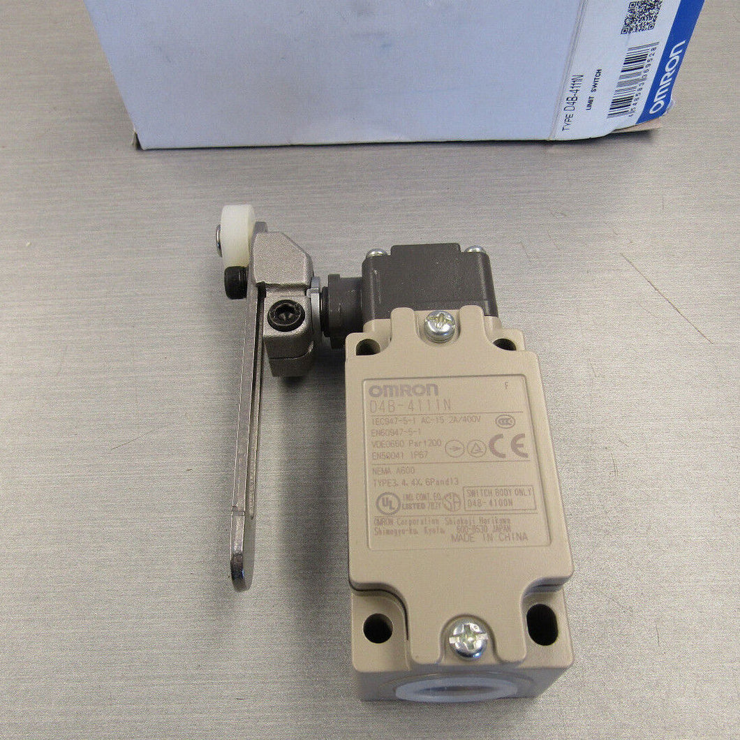 Omron D4B-4111N Rotary Roller Lever Limit Switch