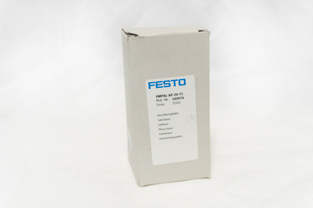 Festo VMPAL-AP-20-T1 VMPAL-AP-20-T1, SUB BASE, SINGLE, DUCT SEPERATION 1, W/O EL