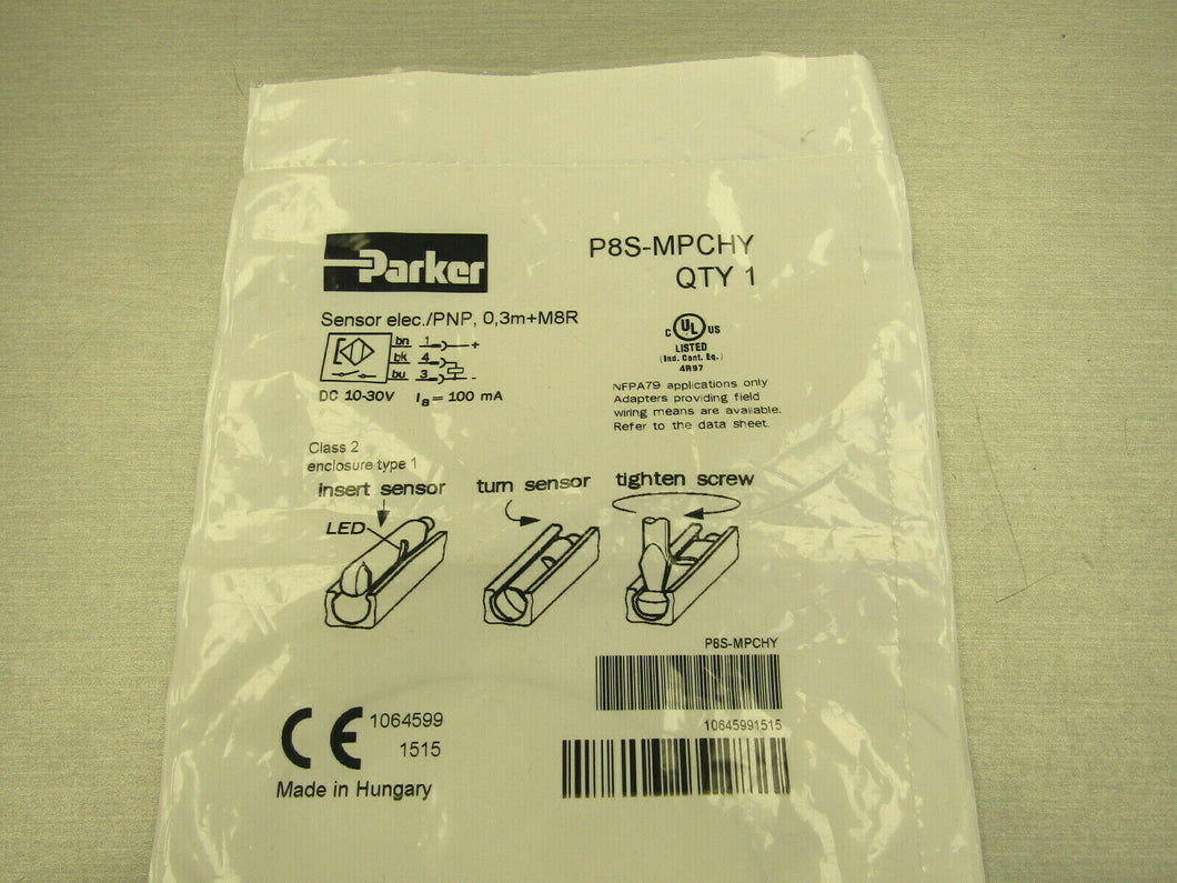 Parker P8S-MPCHY PNP cylinder switch