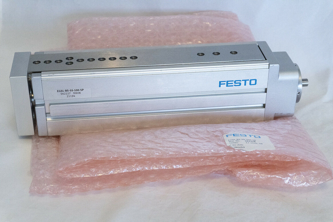 Festo EGSL-BS-55-100-5P, Electric Actuator, Mini Slide, 55x100mm stroke, 5mm
