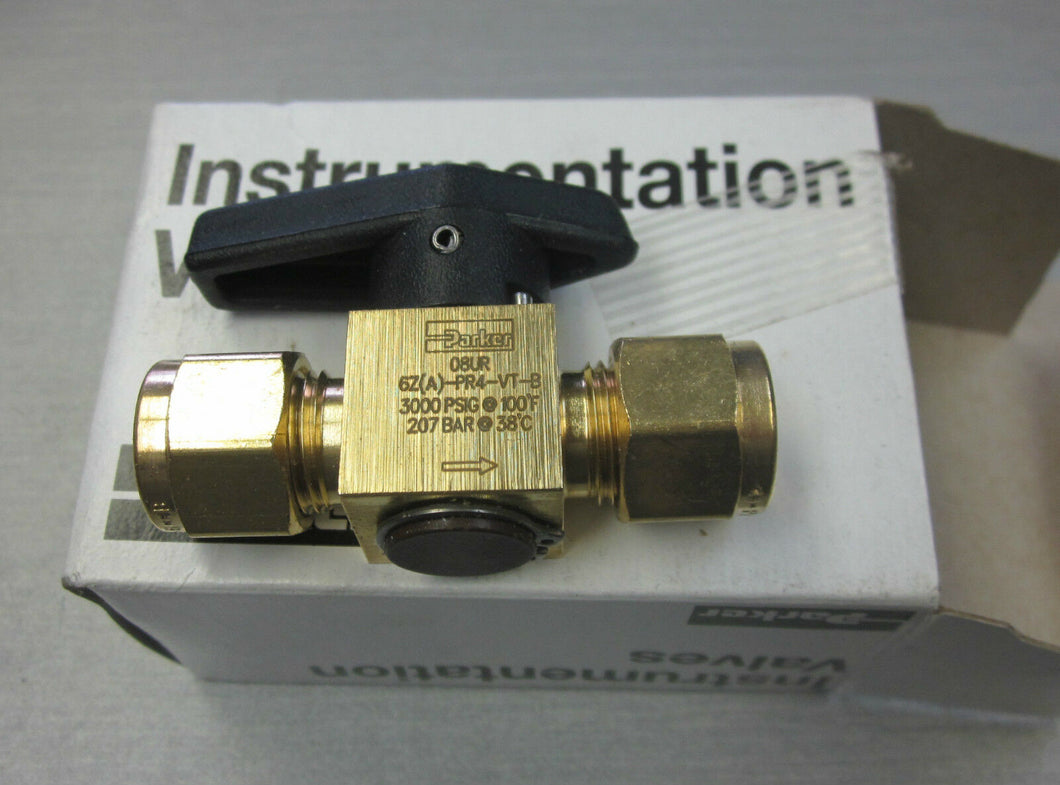 Parker 6Z(A)-PR4-VT-B brass rotary plug valve