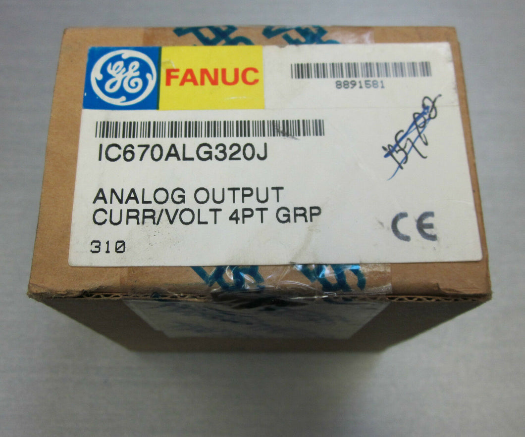 Fanuc IC670ALG320J analog output curr/volt 4PT GRP IC670ALG320