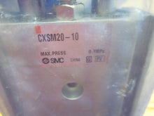 Load image into Gallery viewer, SMC CXSM20-10 dual rod guided pneumatic cylinder air NEW
