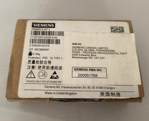 Siemens 6SL3255-0AA00-4JA2 SINAMICS IOP-2 Control Panel