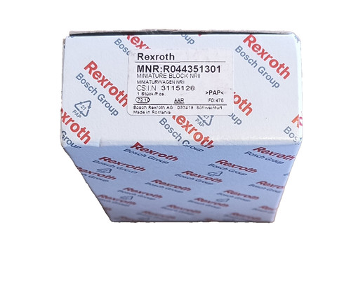 Rexroth R044351301 Linear Bearing Carriage Block Minature NRII