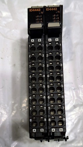 Lot of 2 Omron NX-ID4442 PLC Terminal 24V Input 8 Points PNP