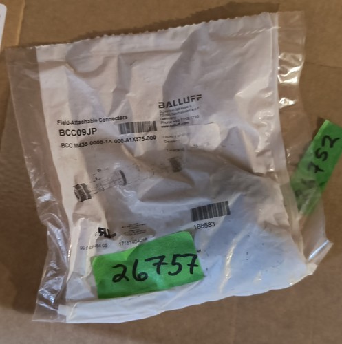 Balluff BCC09JP M12 field wireable connector 5 pin female