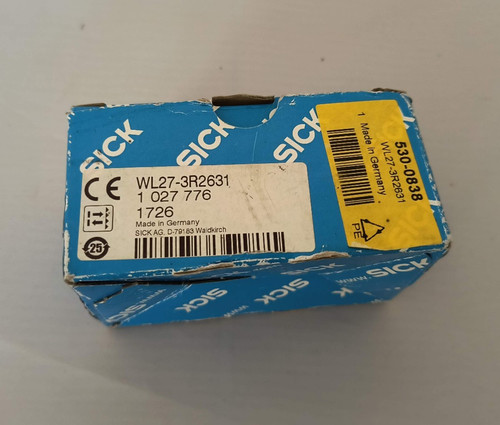 Sick WL27-3R2631 Photolectric Sensor Retro Reflective 1027776