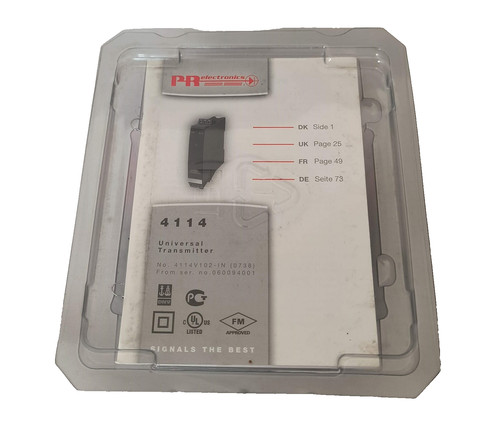 PR electronics 4114 Universal Transmitter Industrial Signal Conditioner