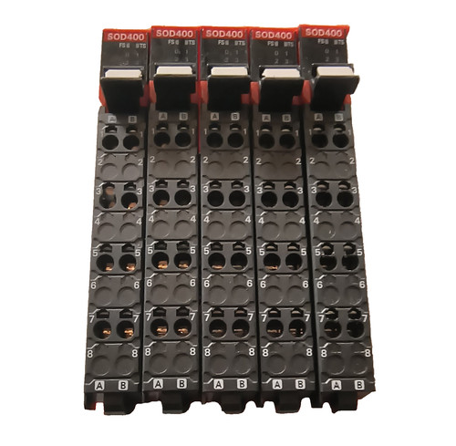Lot of 5 Omron NX-SOD400 Safety Output units
