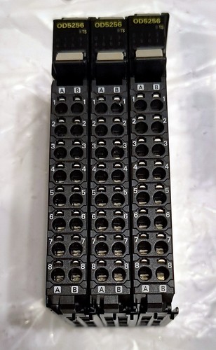 Lot of 3 Omron NX-OD5256 PLC Terminal 16 Digital Outputs, PNP