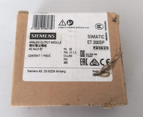 Siemens 6ES7 135-6HD00-0BA1 Simatic ET200SP Analog Output Module