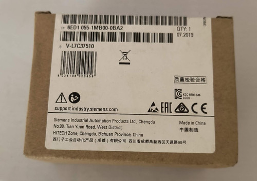 Siemens 6ED1 055-1MB00-0BA2 LOGO DM8 12/24R digital expansion module
