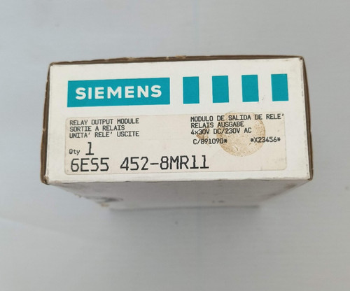 Siemens 6ES5 452-8MR11 Relay Output Module NOS