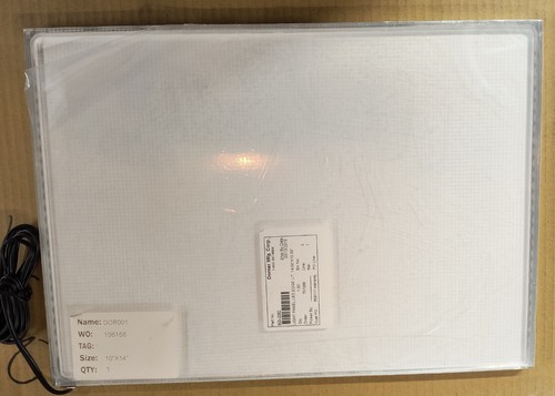 Dorner Mfg. 805-2082 LED Light Panel Grid 14" x 10" RED 12V LLP12-R14x10-2-8