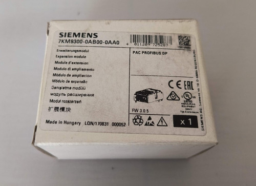 Siemens 7KM9300-0AB00-0AA0 Expansion Module PAC Profibus DP