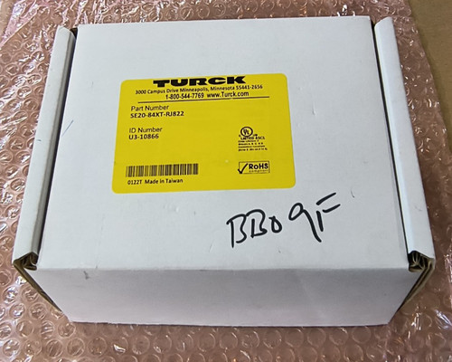 Turck SE20-84XT-RJ822 Industrial Ethernet Switch 8 Port U3-10866 DIN